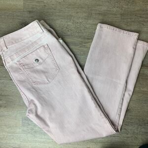 Chicos Platninum Denim Pink Skinny Jeans